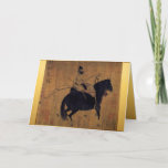 Year of the Horse Chinese Painting Greeting Card