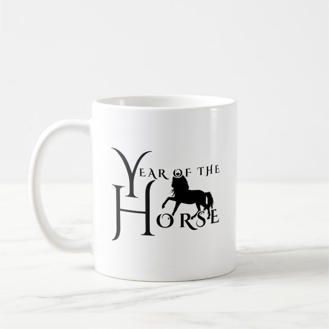 Year of the horse coffee mug (Left)