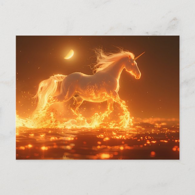 Year of the Horse(Fire) Holiday Postcard (Front)