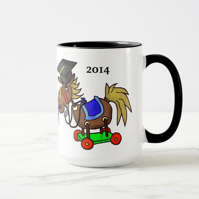 Year of The Horse Graduation Mug  Customize It! (Right)