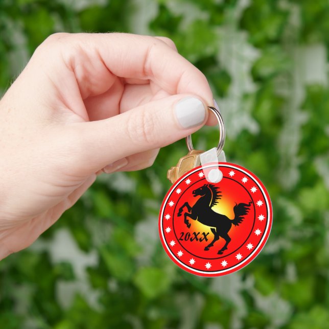 Year of the Horse Keychain (Hand)