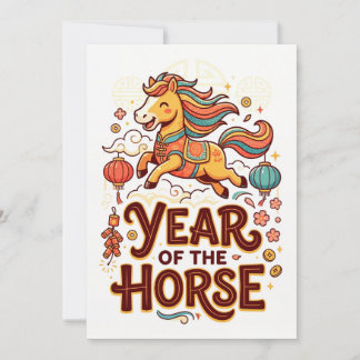 Year of the Horse - Lunar New Year Greeting Card