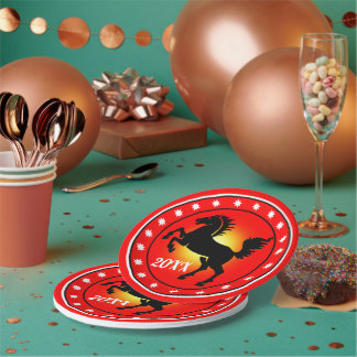 Year of the Horse Paper Plates