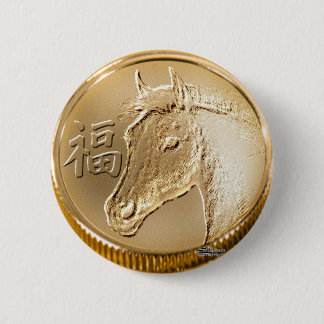 Year of the Horse Pinback Button