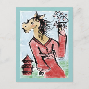 Year of the Horse postcard