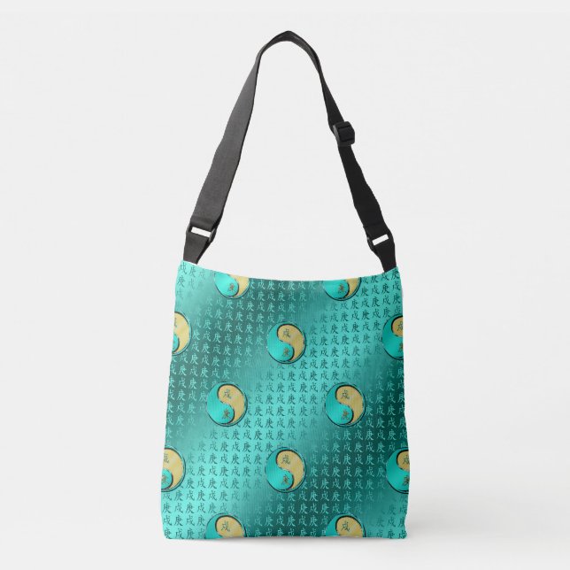 Year of the Metal Dog Crossbody Bag (Front)