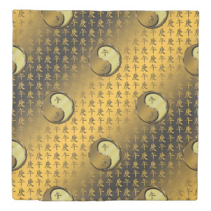 Year of the Metal Horse Duvet Cover