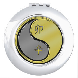 Year of the Metal Rabbit Compact Mirror