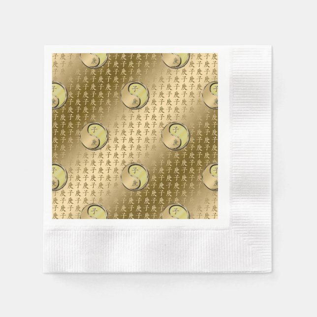 Year of the Metal Rat Napkins (Front)