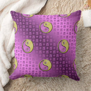 Year of the Metal Rooster Throw Pillow