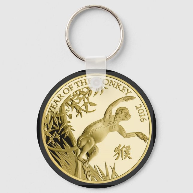 Year of the Monkey 2016 - Chinese New Year Keychain (Front)