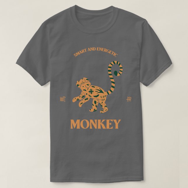 Year of The Monkey Chinese Zodiac 1 T-Shirt (Design Front)