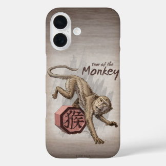 Year of the Monkey Chinese Zodiac Art  iPhone 16 Case