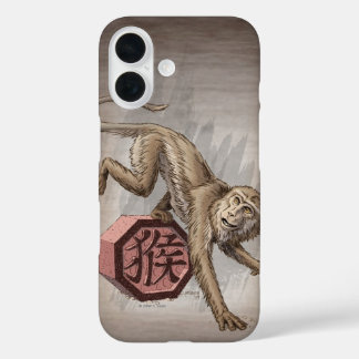 Year of the Monkey Chinese Zodiac Art iPhone Case