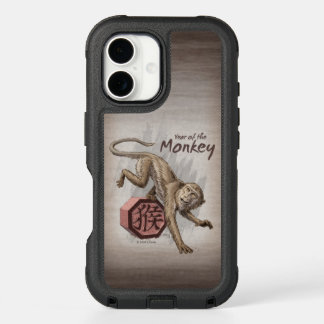 Year of the Monkey Chinese Zodiac Art  iPhone 16 Case
