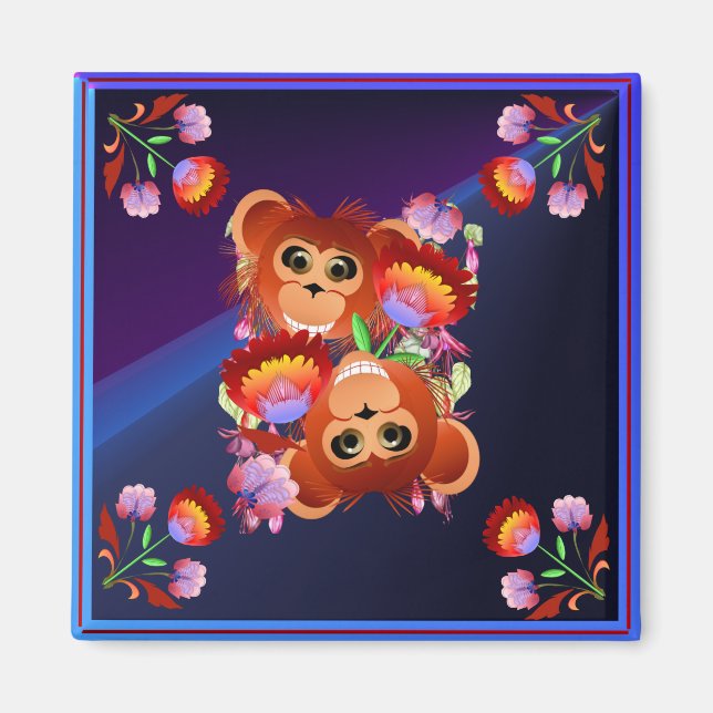 Year Of The Monkey Magnet (Front)