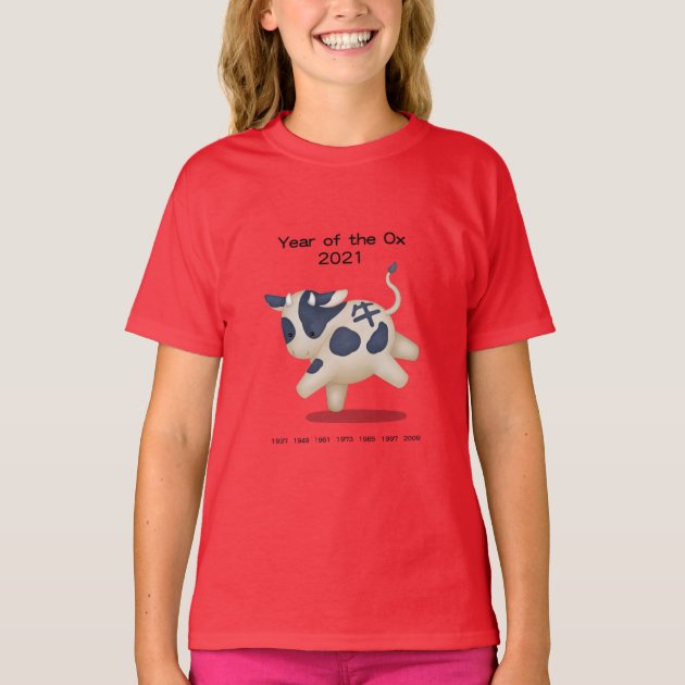 Year of the Ox 2021 Cute Zodiac Animal 