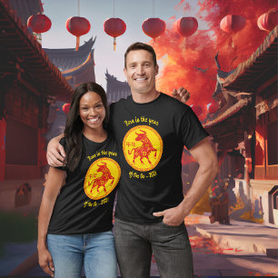 Year of the Ox Chinese new year zodiac birthday T-Shirt
