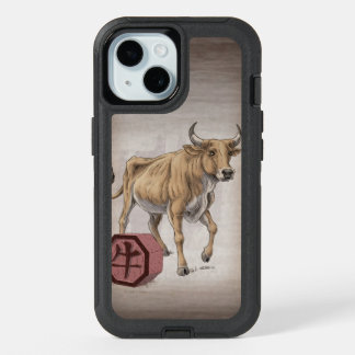 Year of the Ox Chinese Zodiac Art iPhone Case