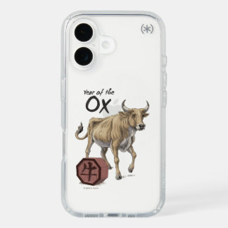 Year of the Ox Chinese Zodiac Art  iPhone 16 Case