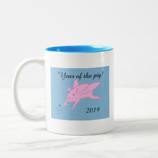 Year of the pig, flying pig wand, mugs
