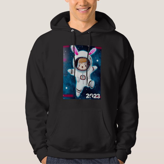 Year Of The Rabbit 2023 Chinese New Year 2023 Boy  Hoodie (Front)