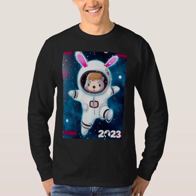 Year Of The Rabbit 2023 Chinese New Year 2023 Boy  T-Shirt (Front)