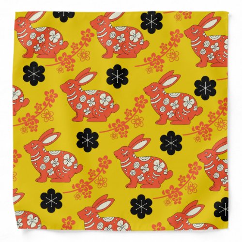 Year of the Rabbit 2023 Lunar Chinese Bandana