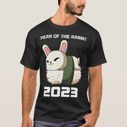 Year of The Rabbit 2023 Sushi Chinese Zodiac Lunar T_Shirt