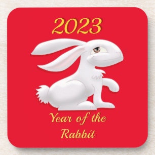 Year of the Rabbit Beverage Coaster