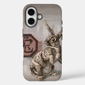 Year of the Rabbit Chinese Zodiac Art  iPhone 16 Case