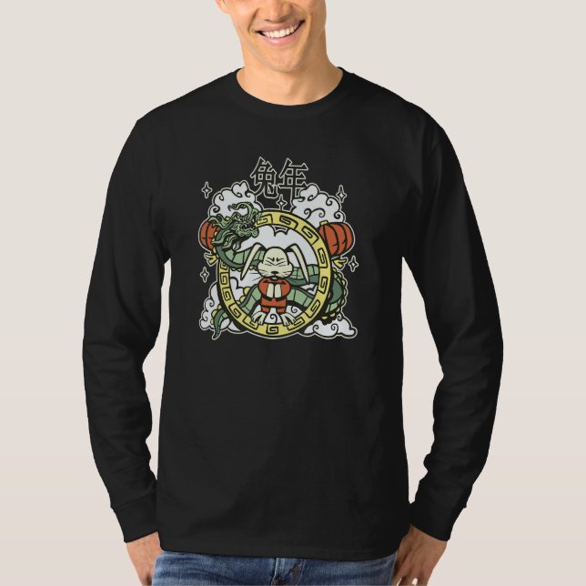 Year of the Rabbit   Chinese Zodiac NEW YEAR 2023 T-Shirt (Front)