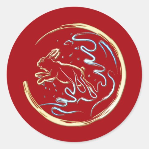 Year of the Rabbit Classic Round Sticker