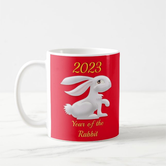 Year of the Rabbit Coffee Mug (Left)