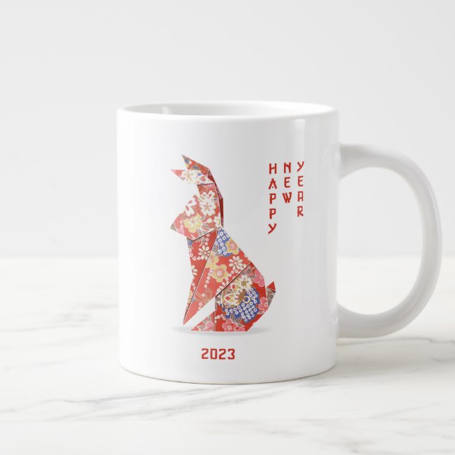Year of the Rabbit  Giant Coffee Mug (Right)