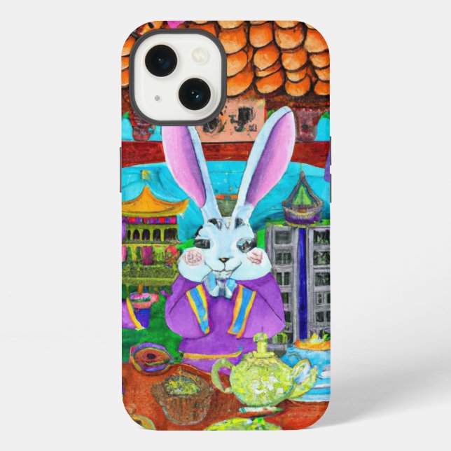 Year of the rabbit iphone case (Back)