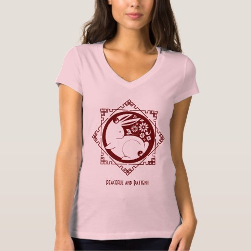 Year of the Rabbit Mantras Chinese New Year T_Shirt