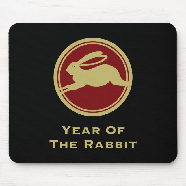 Year of the Rabbit Mouse Pad (Front)