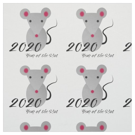 Year of the Rat 2020 Fabric