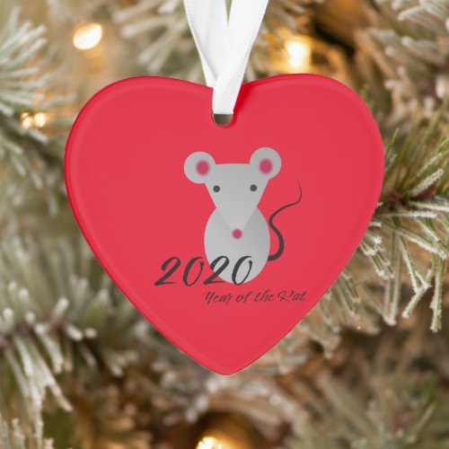 Year of the Rat 2020 Ornament