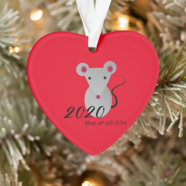 Year of the Rat 2020 Ornament (Tree)