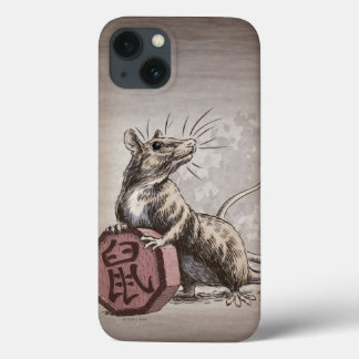 Year of the Rat Chinese Zodiac Art iPhone Case