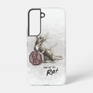 Year of the Rat Chinese Zodiac Art Samsung Galaxy S22 Case