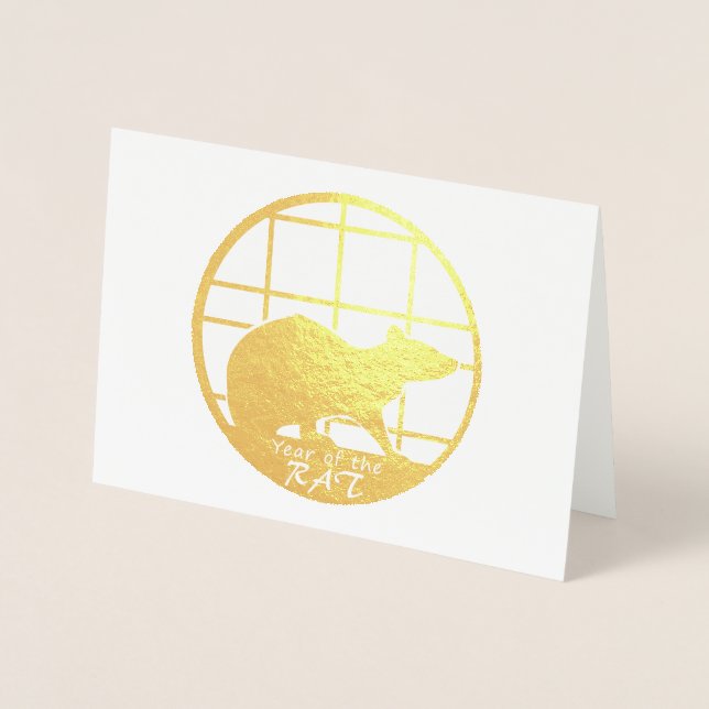 Year of the Rat Foil Card (Front)