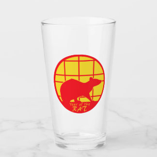 Year of the Rat Glass