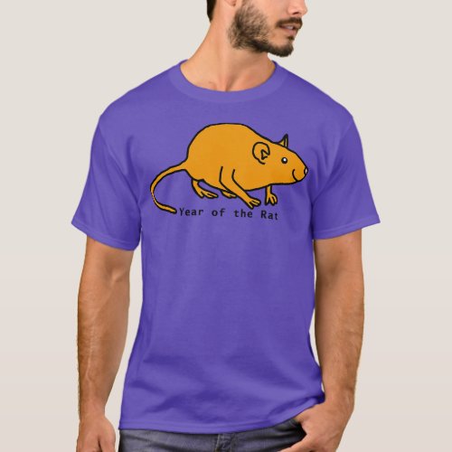 Year of the Rat Gold T_Shirt