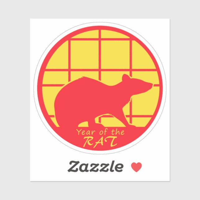 Year of the Rat Sticker (Sheet)