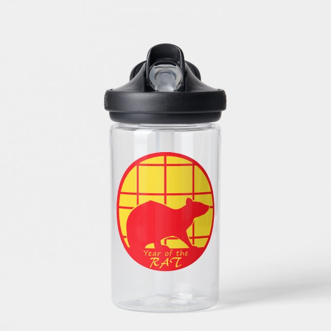 Year of the Rat Water Bottle (Front)