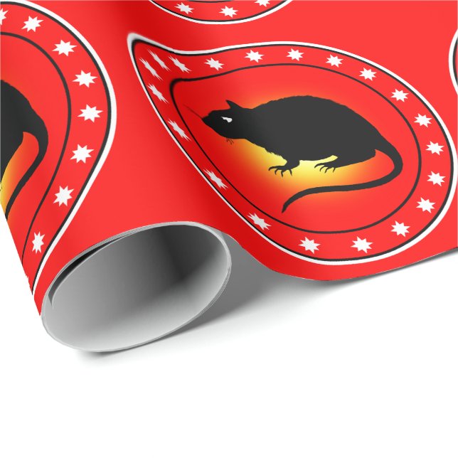 Year of the Rat Wrapping Paper (Roll Corner)