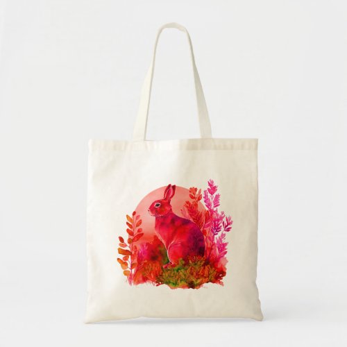 Year of The Red Rabbit Tote Bag